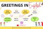 30+ Daily Used Greetings in English with PDF