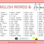 500+ A To Z Opposite Words List in English with PDF
