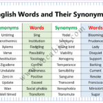 500 English Words and Their Synonyms with PDF
