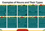 Examples of Nouns and Their Types with PDF