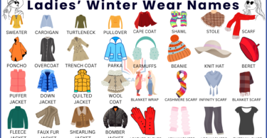 69 Ladies Winter Wear Names with Pictures