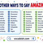 Other Ways to Say Amazing in English