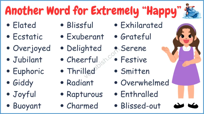 Another Word for Extremely Happy | Synonyms for Happy