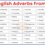 300 Daily Use English Adverbs from A to Z | Adverbs List