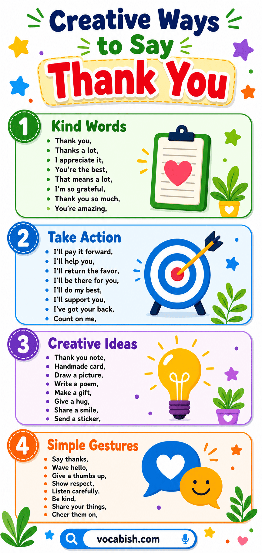 Creative Ways to Say Thank You in English