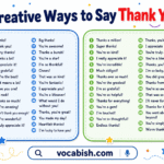 Other Ways to Say Thank You