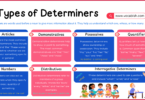 Determiners | Types of Determiners with Examples