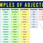 A to Z List of Adjectives