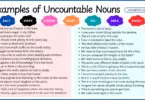 50 Example Sentences of Uncountable Nouns