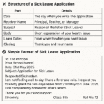 Application for Sick Leave – Easy Guide for Students