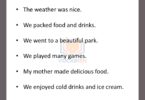 10 Lines about A Picnic with Family