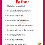 10 Lines About My Father