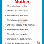 10 Lines about My Mother