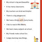 10 Lines About My School
