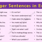 50 Anger Sentences in English