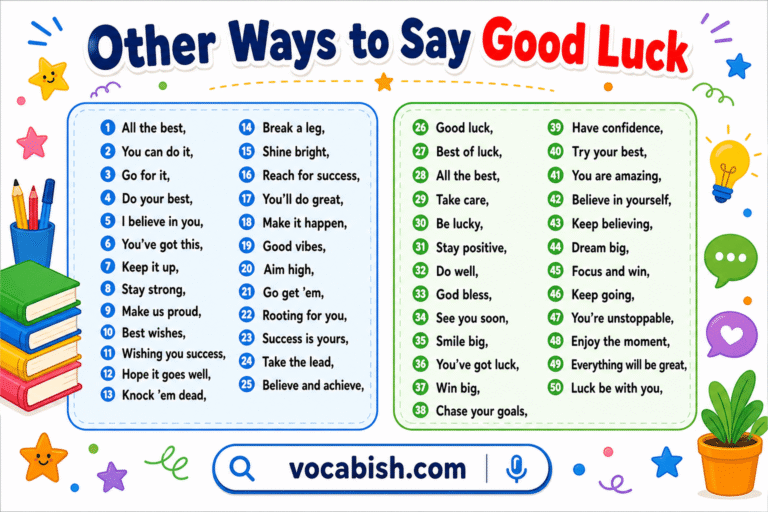 Other Ways to Say Good Luck