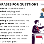 Polite Phrases for Asking Questions in English