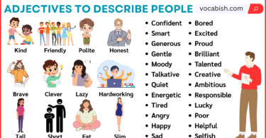 50 Basic Adjectives to Describe People in English