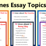 10 Lines Essay Topics for Kids | 6 Different 10 Lines Essay