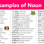 100 Examples of Noun in English with Sentences