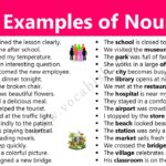 100+ Noun Examples in Sentences with PDF