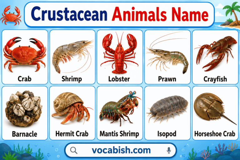 Crustacean Animals Names