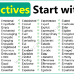 Adjectives that Start with E in English with Meanings and Examples