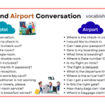 Travel Vocabulary for Hotel and Airport Conversations
