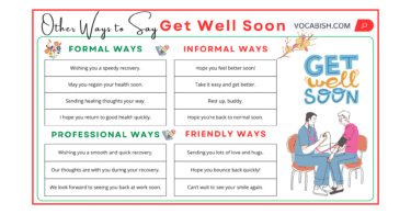 Other Ways to Say Get Well Soon
