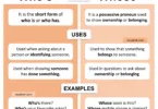 Who’s vs Whose Explained with Uses and Examples