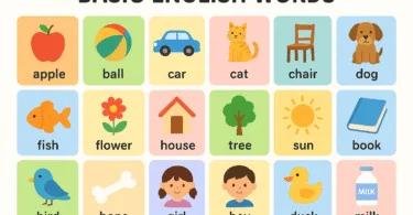 150+ Basic English Words Meanings for Beginners