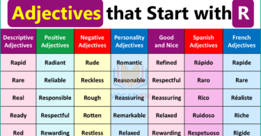 Adjectives that Start With R: 200 R-Adjectives