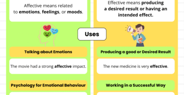 Affective vs Effective Explained with Meanings and Uses