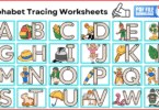 Alphabet Tracing Worksheets PDF