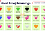 Heart Emoji Meanings 💖💛💙💚 : What Each Colour Heart Means