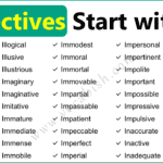 115 Adjectives that Start with I | Complete List of i Adjectives