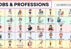 Jobs and Professions Name in English