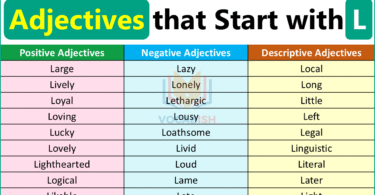 L Adjectives
