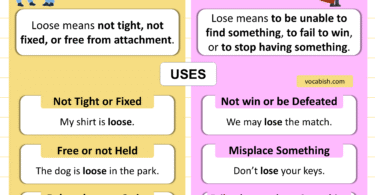Loose vs Lose Explained with Meanings and Uses