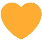 Orange Heart Emoji Meaning