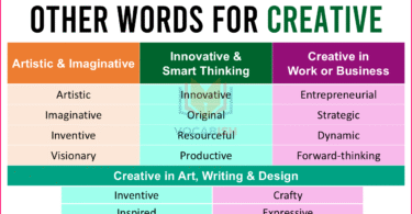 Other words for creative