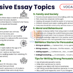 Essay about Persuasive Writing with Samples and Examples