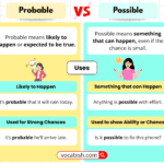 Probable vs Possible | When and How to Use