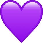 Purple Heart Emoji Meaning