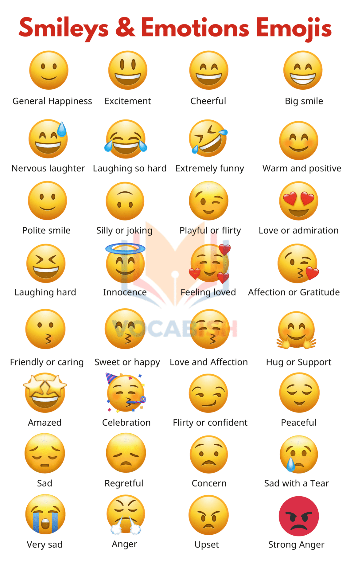 Emoji Meanings: Complete List of Emojis and Their Meanings | Vocabish