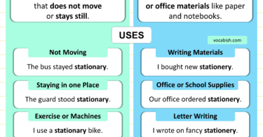 Stationary vs Stationery | When and How to Use These Words