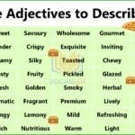 100 Positive Adjectives to Describe Food