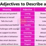 List of Positive Adjectives to Describe a Woman