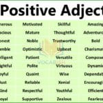 Positive Adjectives