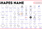 Shapes Name in English with Pictures